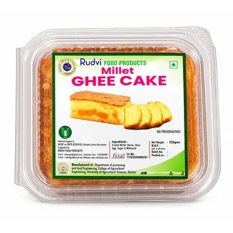 Rudvi Millet Ghee Cake box